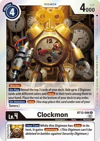 Clockmon #BT12-086 R