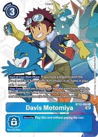 Davis Motomiya (Alternate Art) #BT12-090 R