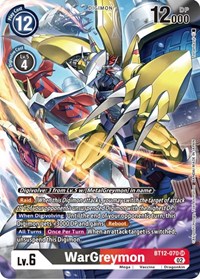 WarGreymon (Alternate Art) #BT12-070 SR