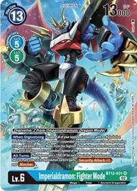 Imperialdramon: Fighter Mode (Alternate Art) #BT12-031 SR