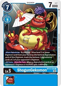 ShogunGekomon #BT12-026 U