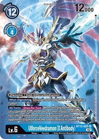 UlforceVeedramon (X Antibody) (Alternate Art) #BT12-029 SR