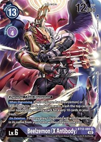 Beelzemon (X Antibody) (Alternate Art) #BT12-085 SR