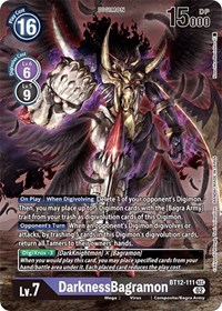 DarknessBagramon (Alternate Art) #BT12-111 SEC