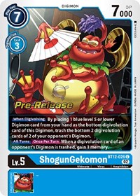 ShogunGekomon #BT12-026 U
