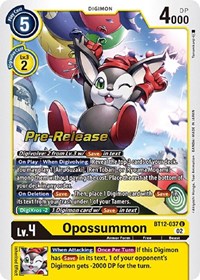 Opossummon #BT12-037 U