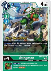 Stingmon #BT12-050 U