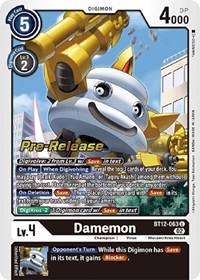Damemon #BT12-063 U