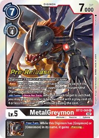 MetalGreymon #BT12-068 R