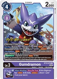 Gumdramon #BT12-074 U