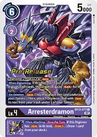 Arresterdramon #BT12-077 U