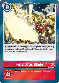 Final Xros Blade #BT12-100 R