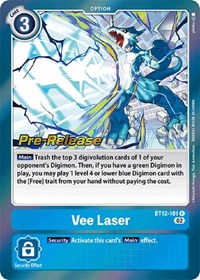 Vee Laser #BT12-101 R