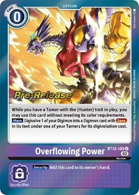 Overflowing Power #BT12-109 R