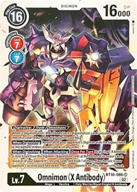 Omnimon (X Antibody) #BT10-086 SR