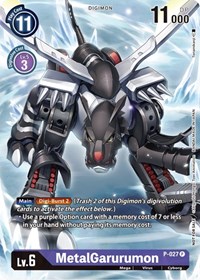 MetalGarurumon - P-027 (Winner Pack Across Time) #P-027 P