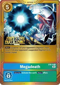 Megadeath (2023 Store Participant) #ST9-14 R