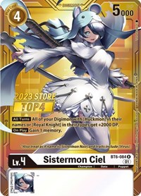 Sistermon Ciel (2023 Store Top 4) #BT6-084 R