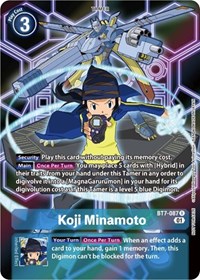 Koji Minamoto (D-Scanner Alternate Art) #BT7-087 R