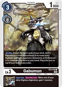 Gabumon #EX4-039 C