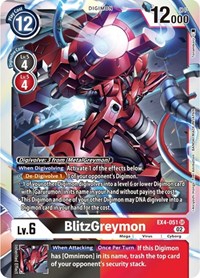 BlitzGreymon #EX4-051 SR