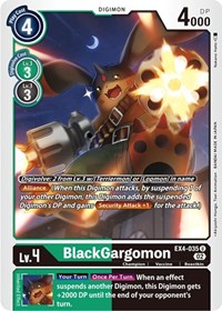 BlackGargomon #EX4-035 U