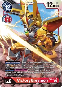 VictoryGreymon #EX4-012 SR