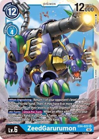 ZeedGarurumon #EX4-022 SR