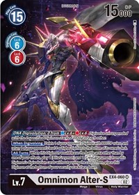 Omnimon Alter-S (Alternate Art) #EX4-060 SR
