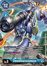 ZeedGarurumon (Alternate Art) #EX4-022 SR