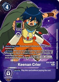 Keenan Crier (Alternate Art) #EX4-064 R