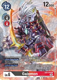 Gaiomon (Alternate Art) #EX4-048 R