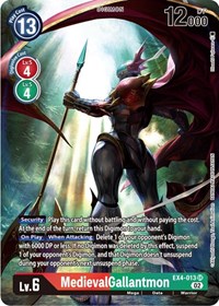 MedievalGallantmon (Alternate Art) #EX4-013 SR