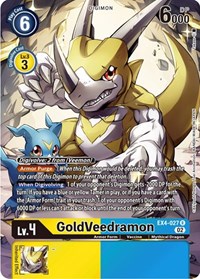 GoldVeedramon (Alternate Art) #EX4-027 R