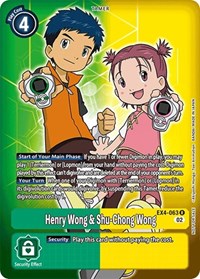 Henry Wong & Shu-Chong Wong (Alternate Art) #EX4-063 R