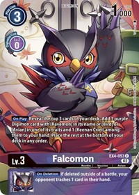 Falcomon (Alternate Art) #EX4-053 R