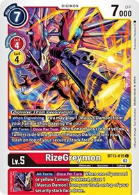 RizeGreymon #BT13-015 C