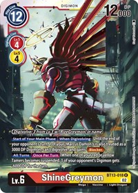 ShineGreymon #BT13-018 R