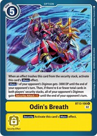 Odin's Breath #BT13-106 U
