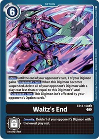 Waltz's End #BT13-108 U