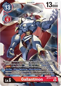 Gallantmon #BT13-111 SEC