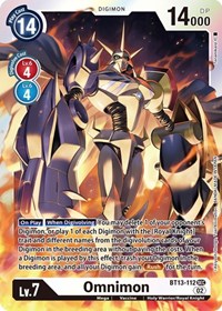 Omnimon #BT13-112 SEC