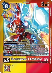 RizeGreymon (X Antibody) (Event Pack 5) #BT9-041 R