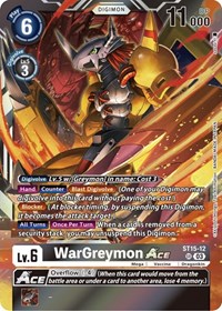 WarGreymon ACE (Box Topper) #ST15-12