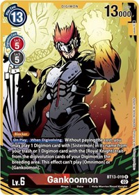 Gankoomon (Alternate Art) #BT13-019 R