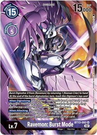 Ravemon: Burst Mode (Alternate Art) #BT13-092 SR