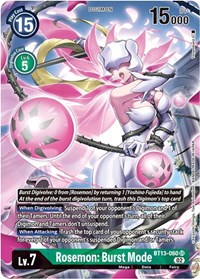 Rosemon: Burst Mode (Alternate Art) #BT13-060 SR