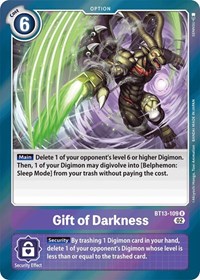 Gift of Darkness #BT13-109 R