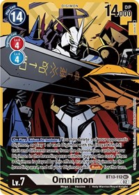 Omnimon (Alternate Art) #BT13-112 SEC