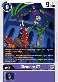 Gizmon: XT #BT13-086 U